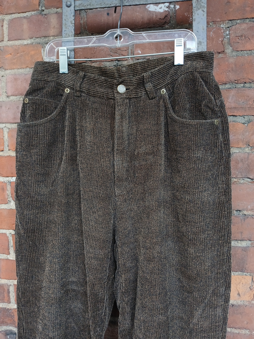 Olive Brown Corduroy Pants - Classic Casual